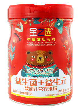2罐宝之选益生菌米粉罐装辅食