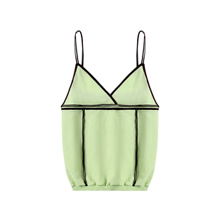 WMWM 设计师品牌 26春夏新款 鼓波撞色针织吊带 SOLSOL买手店