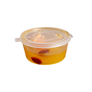百香果分装盒一次性调料酱料盒食品级打包蘸料外带果茶密封小盒子