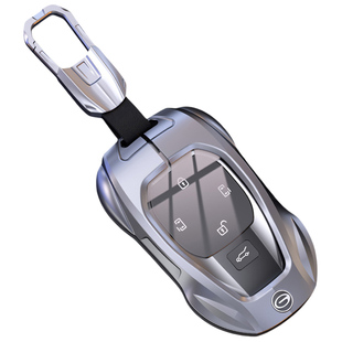 适用广汽传祺GS3影速车钥匙套25款GS8影豹r金属gs4遥控包保护套男