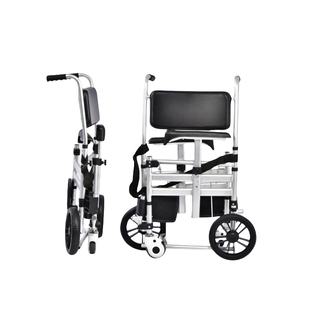 老人坐便椅带轮扶手可升降坐便器可移动折叠洗澡椅老年专用坐厕椅