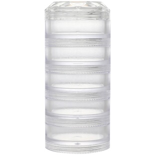 日本进口YAMADA首饰盒家用小巧精致多层透明耳环戒指收纳盒子便携