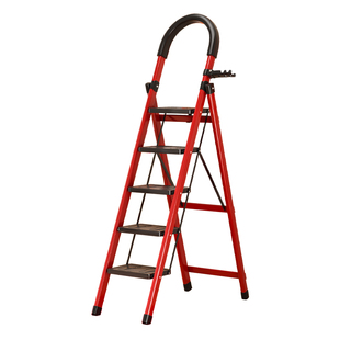 梯子家用折叠梯室内人字工程梯便携多功能小楼梯叉伸缩加厚扶梯凳