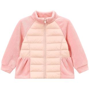 笛莎官方旗舰童装女童羽绒服秋冬季新款女孩宝宝儿童时尚好看外套