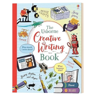 创意写作笔记本 华研原版 Creative Writing Book 英文原版绘本 英语写作指导工具书 进口原版书籍 搭生活英语写作初级中级高级