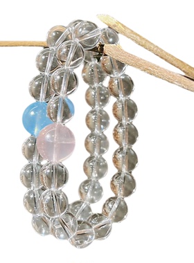 天然AA纯净白水晶闺蜜设计款礼物