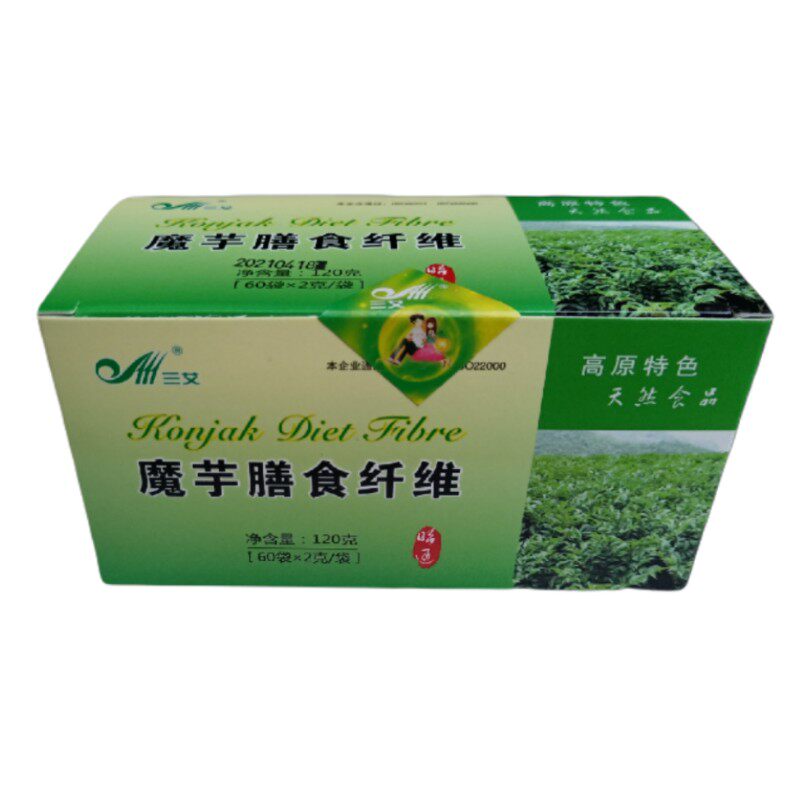 魔芋膳食纤维云南代餐三艾食品