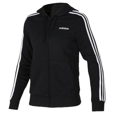 阿迪达斯女子加绒连帽外套