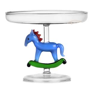 ICHENDORF意大利手工玻璃果盘创意可爱高颜值水果干果盘圣诞礼物