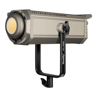 曼比利CFL-400BI双色温直播间灯光LED专业主播摄影视灯直播补光灯足功率400W球型深抛柔光箱罩格栅