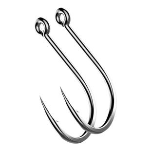 威鼎进口管付伊势尼鱼钩散装路亚倒钓钩海钓单钩带圈带孔大物鱼钩