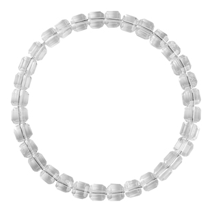 收藏级天然白水晶手链方糖形手串手链女切面方块男女款饰品礼物