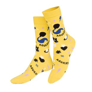 西班牙DOIY袜子Eat my socks星座系列棉质男女中筒袜潮袜创意礼物