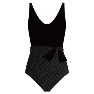 TOSWIM泳衣女款连体泳装无袖三角遮肉显瘦时尚ins风温泉海边度假