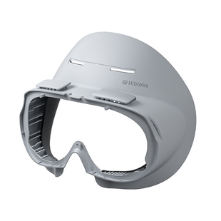 HIBLOKS适用pico4pro面罩加宽透气舒适可替换皮革磁吸眼罩PICO4风扇面罩配件