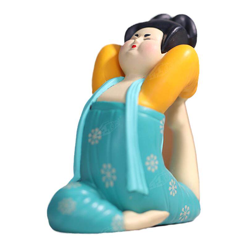 仕女瑜伽公仔玩偶摆件可爱礼物