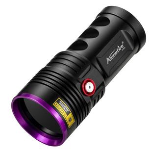 120W大功率紫光灯365nmUV黑镜紫外线手电筒烟酒鉴定瓷器古玩探伤