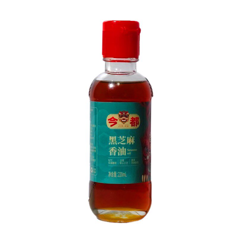 景塔黑芝麻油小磨香油无添加