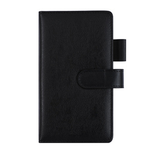 A6手帐本便携PU笔记本口袋记事本小号64K随身带日记本商务办公会议硬面记录本公司工作手账本本子可定制logo