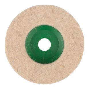 4寸羊毛轮抛光轮100mm镜面抛光轮不锈钢抛光片毛毡轮角磨机羊毛盘