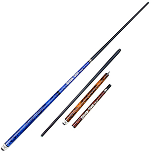 黑科技台球杆冲跳一体杆中式黑八专业开球桌球杆大头水晶皮头扎杆