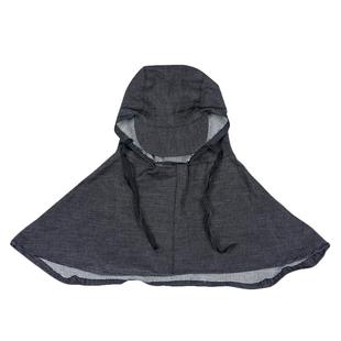 夏季防粉尘帽子牛仔布加厚风帽装卸工业劳保披肩男女搬运工作透气