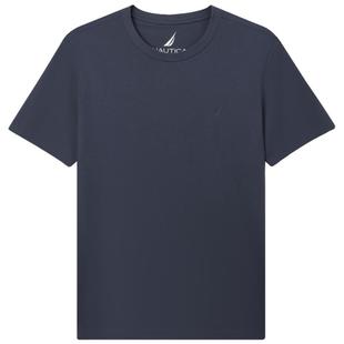 NAUTICA/诺帝卡男装25夏季新品全棉汗布柔软透气舒适简约短袖T恤
