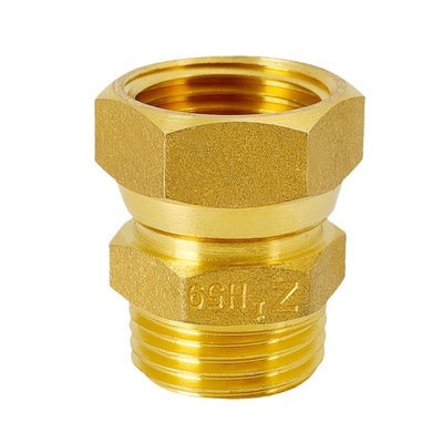 活接头4分转6分内外丝双内丝黄铜