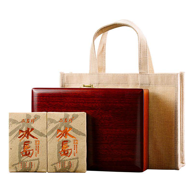 2005年冰岛古树普洱茶熟茶砖茶