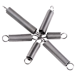 弹簧钢双钩小拉簧拉伸强力拉力线径0.7外径5-6长15-65mm定制做