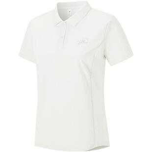 特步防晒冰丝POLO衫女速干短袖T