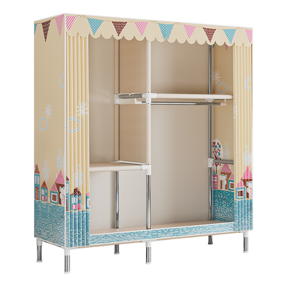 宿舍卧室简易布衣柜单人衣帽架