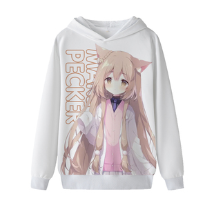 新款宝石心学院卫衣连帽galgame动漫定制痛衣服游戏周边圆领外套