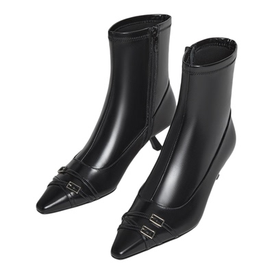 HGK贝尔摩德恒温暖皮热度短靴