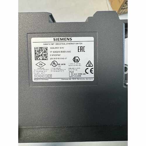 西门子SCALANCEX216工业以太网交换机型号6GK