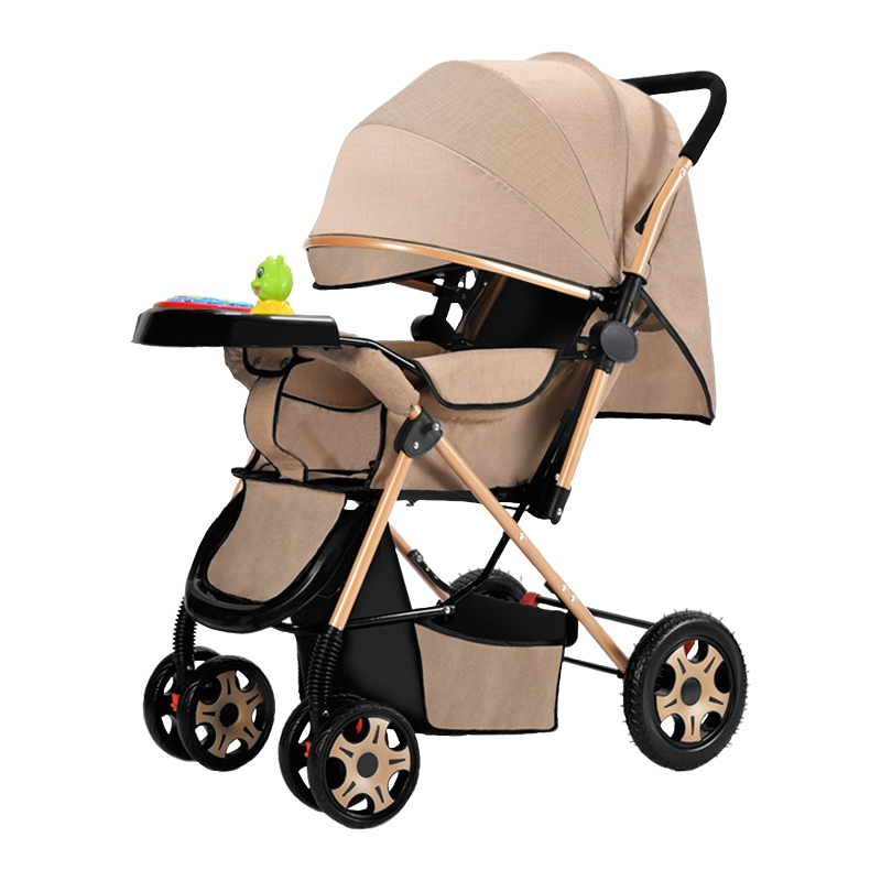 双向高景观婴儿推车可坐可躺折叠轻便手推车0-3岁男女宝宝婴儿车