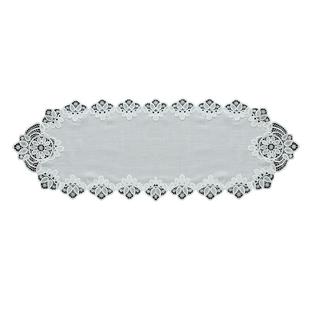 唯米9951简欧美式麻棉蕾丝餐桌布艺桌旗茶几防尘茶席电视柜遮盖巾