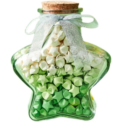 玻璃瓶许愿瓶漂流瓶星星折纸礼物