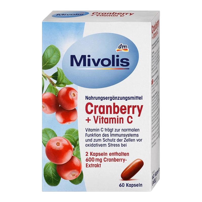德国Mivolis蔓越莓维生素C60粒