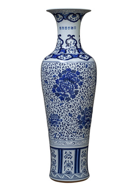 新中式陶瓷景德镇客厅玄关手绘