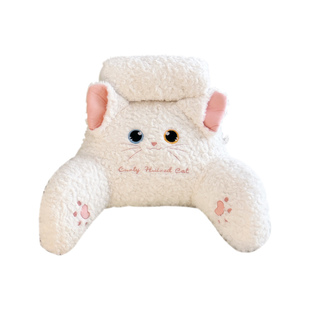 德文猫靠枕床头大靠背宿舍学生床上玩手机护腰靠背垫沙发抱枕靠垫