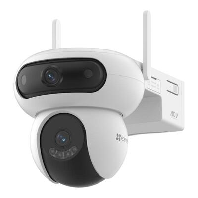 萤石魔丸HB90室外双摄云台全景无线智能AI网络远程4G电池摄像头