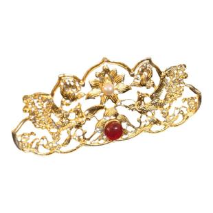 格格间原创【金玉瑶】发冠古风发饰额冠流苏富贵明制新娘汉服配饰