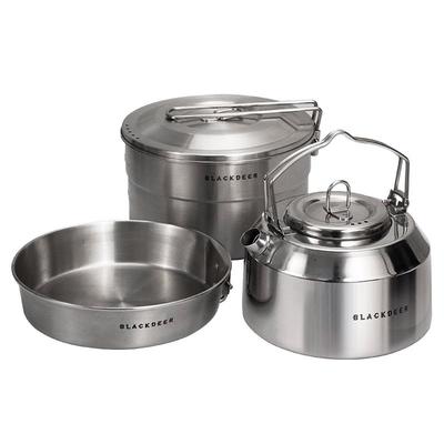 黑鹿套锅304不锈钢烧水壶煎煮锅