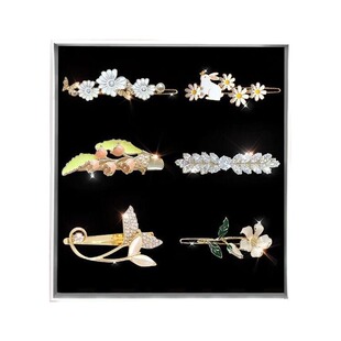 复古巴洛克珍珠发夹刘海夹韩国夹子生日礼物甜美发饰边夹一字夹