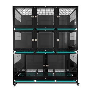 宠物店狗笼子展示柜猫笼寄养笼宠物住院笼隔离狗笼猫狗一体组合笼