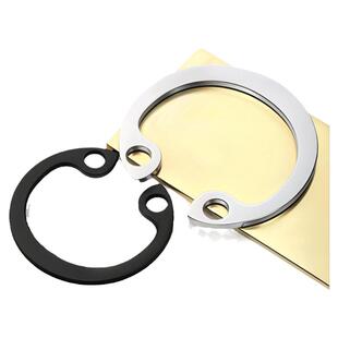 65MN锰/304不锈钢GB893孔卡内卡孔用弹性挡圈C型卡簧卡环M3-￠200