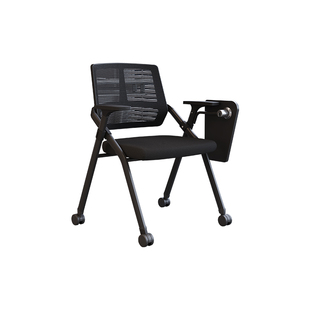 会议椅带桌板培训折叠椅会议室椅子开会椅办公椅培训机构学生椅子