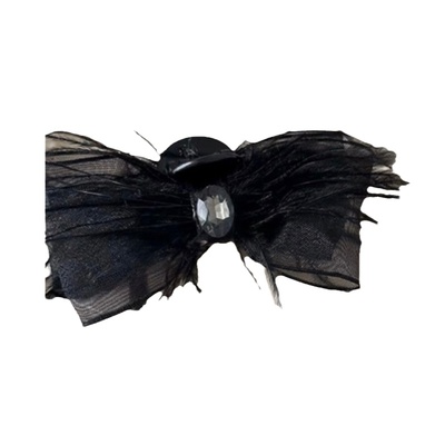 羽毛蝴蝶结发夹小号鲨鱼抓夹侧边刘海夹子发卡头饰女2025新款对夹