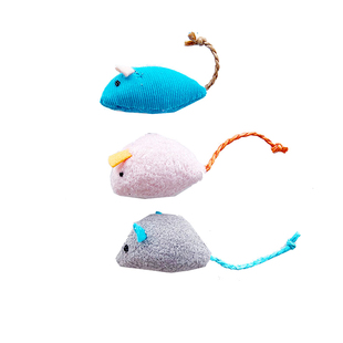 猫咪玩具自嗨解闷布老鼠仿真毛绒老鼠自嗨耐抓咬逗猫棒含猫薄荷草